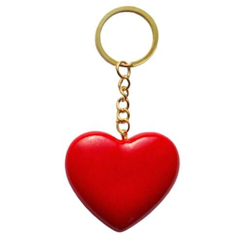 Sleutelhanger hartje - Rood