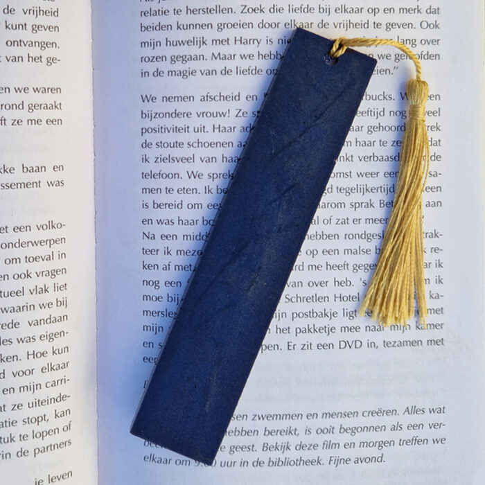 Boekenlegger - Gouden sterren achterkant Boekenlegger - Gouden sterren achterkant