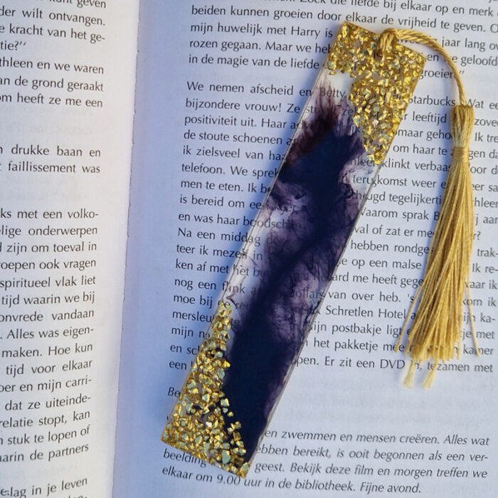 Boekenlegger - Zwarte inkt Boekenlegger - Zwarte inkt