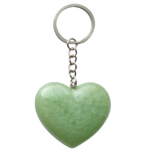 Sleutelhanger hartje - Mint Groen