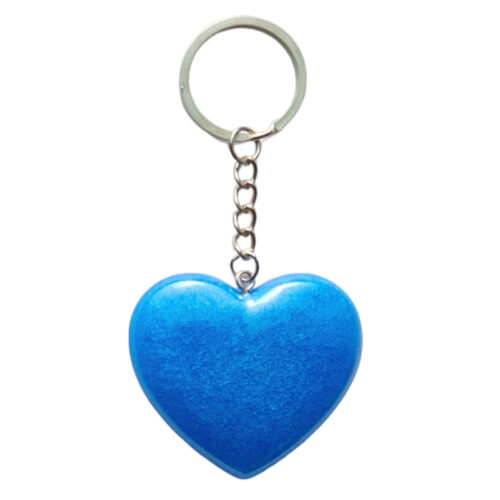 Sleutelhanger Hartje - Lichtblauw